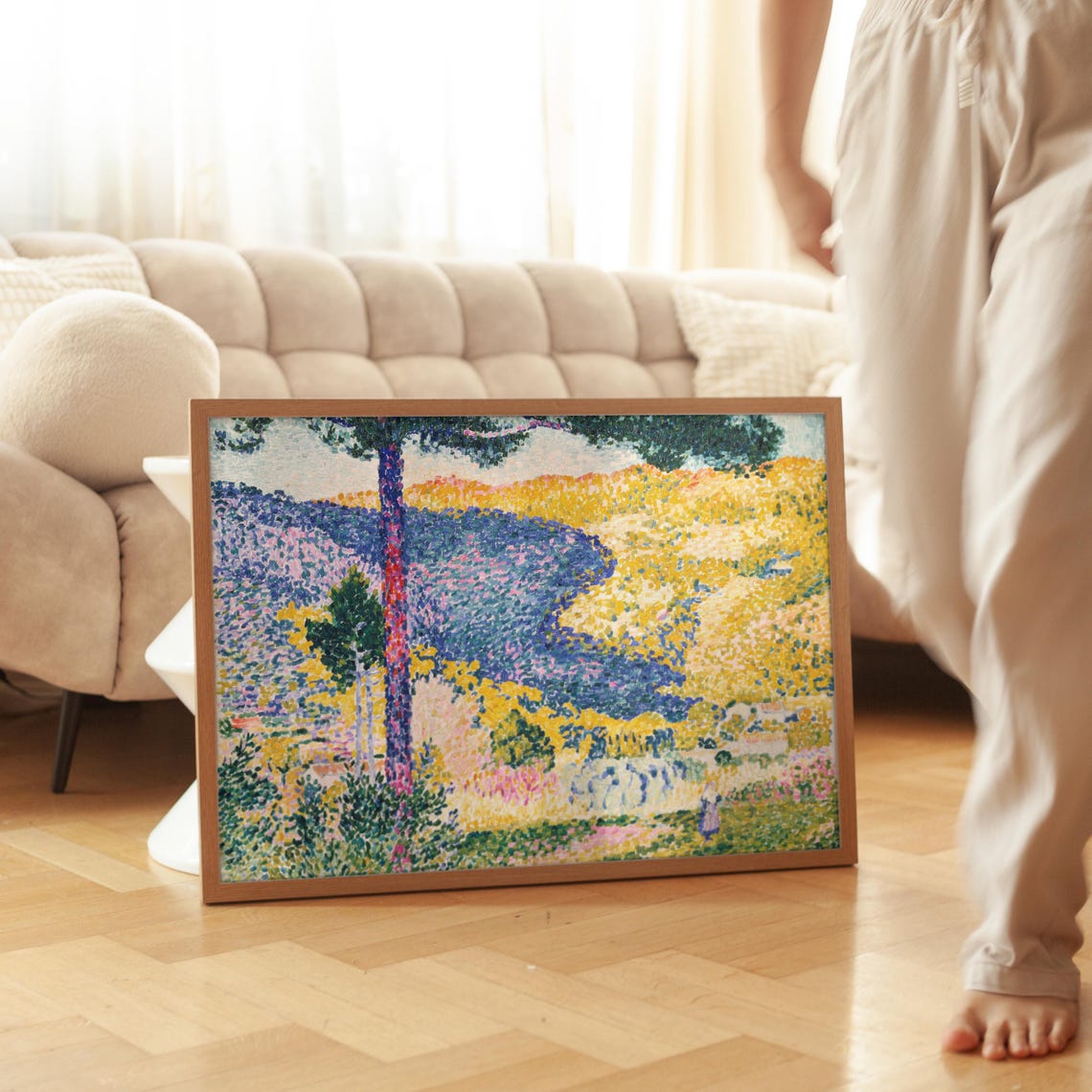 Henri Edmond Cross Valley With Fir Pointillist Art Masterpiece Poster