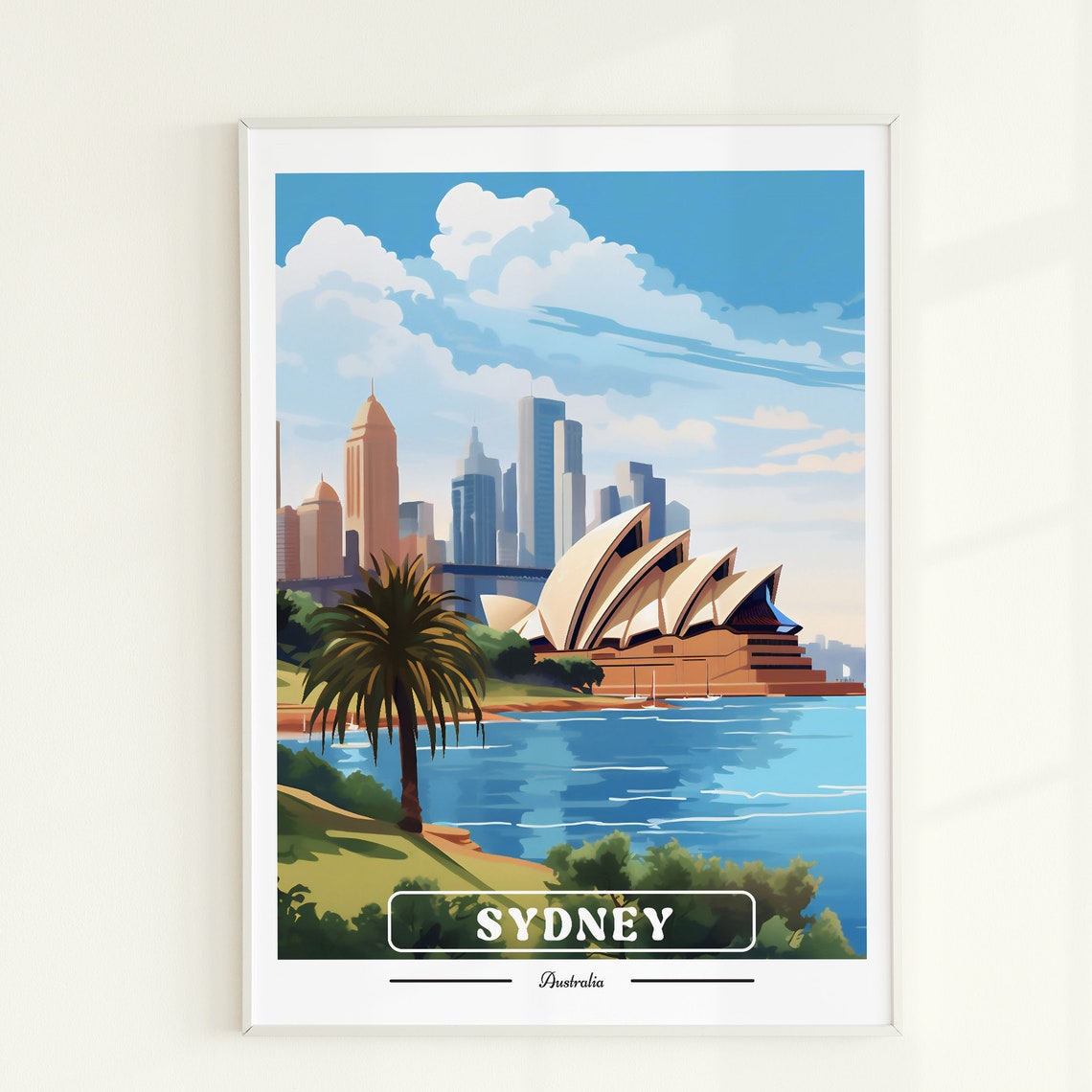 Sydney, Australia Travel Poster
