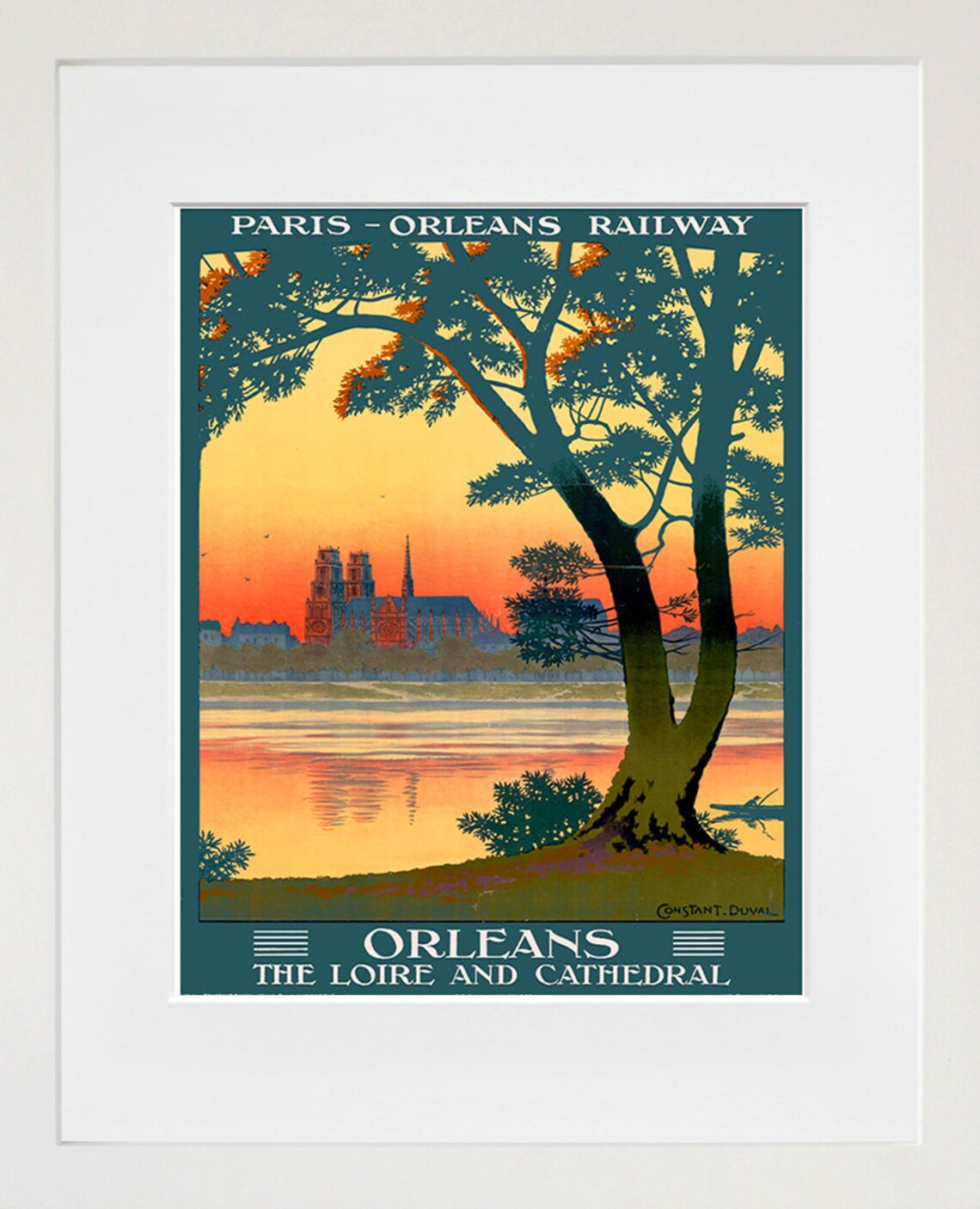 French Travel Poster, France Art Print Decor