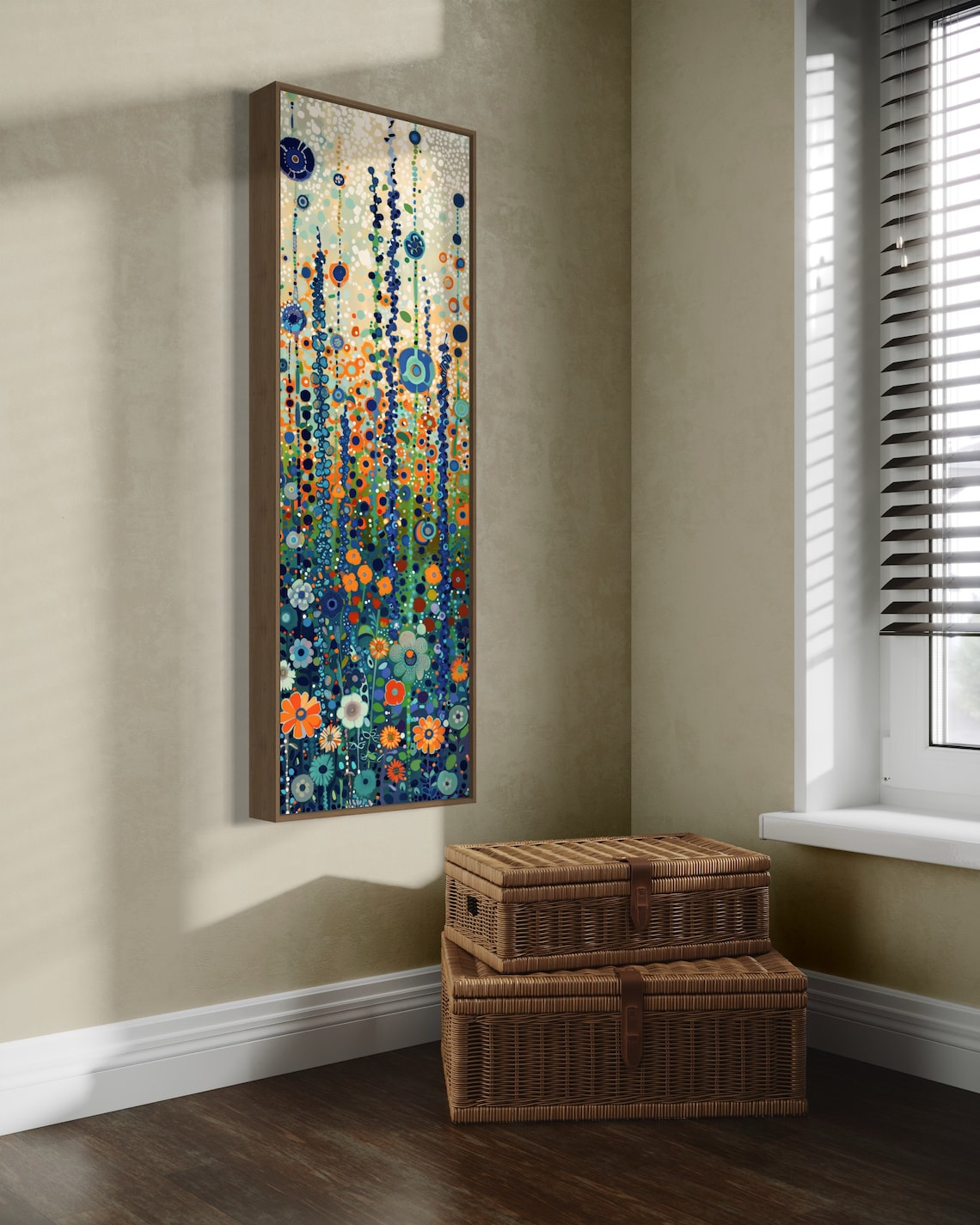 Enchanted Blooming Garden Abstract Flower Art Print - Image 5