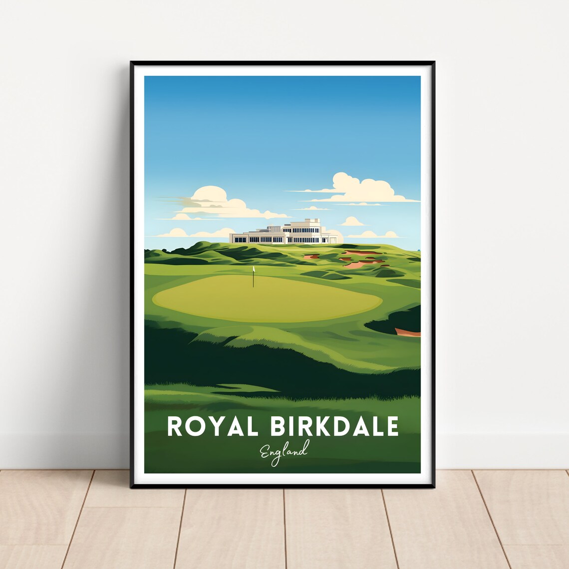 Royal Birkdale England Golf Poster, British Open