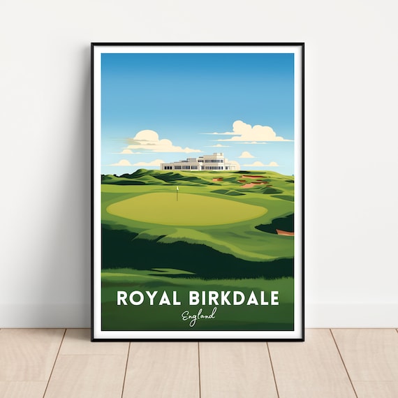 Royal Birkdale England Golf Poster, British Open