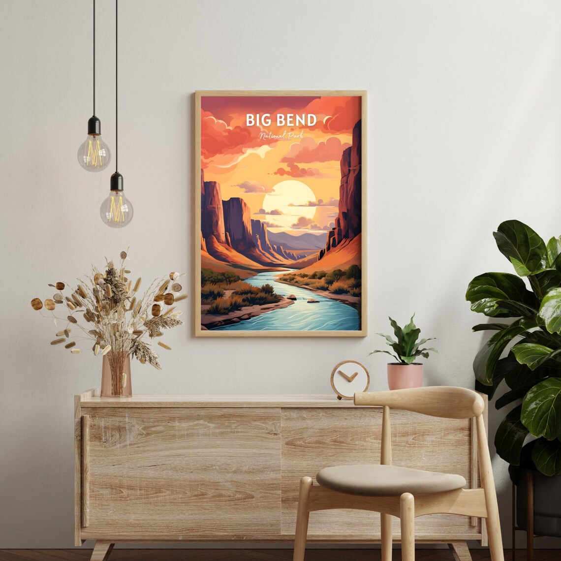 Big Bend National Park Travel Poster, Texas Art Print - Image 2