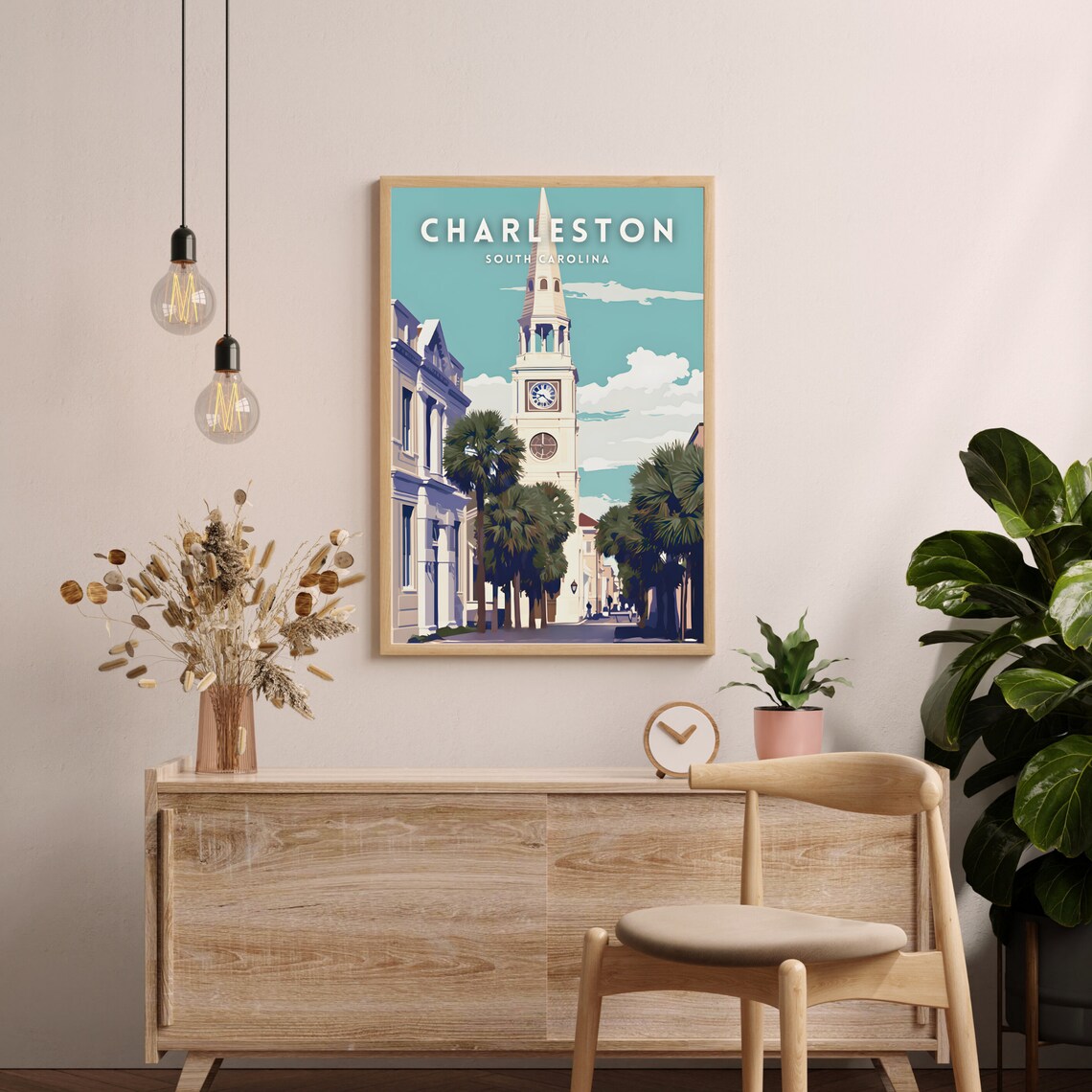 Charleston Travel Poster Art Print, Travel Poster - Image 2