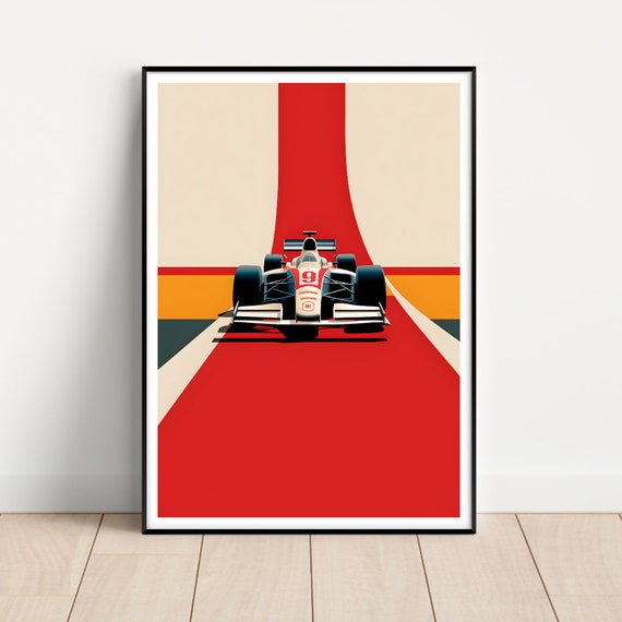 Formula 1 Poster Formula 1 Wall Art F1 Poster F1 Print F1 Poster Set Motorsport Poster Game Room Gift For Son Gift For Him Study