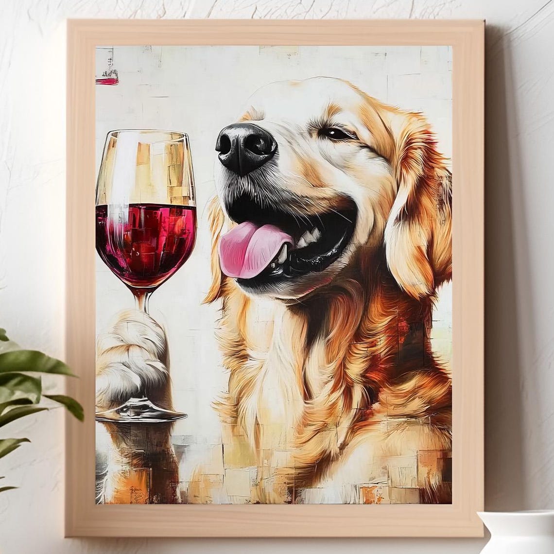 Dog Golden - Traditional Travel Poster - Image 4