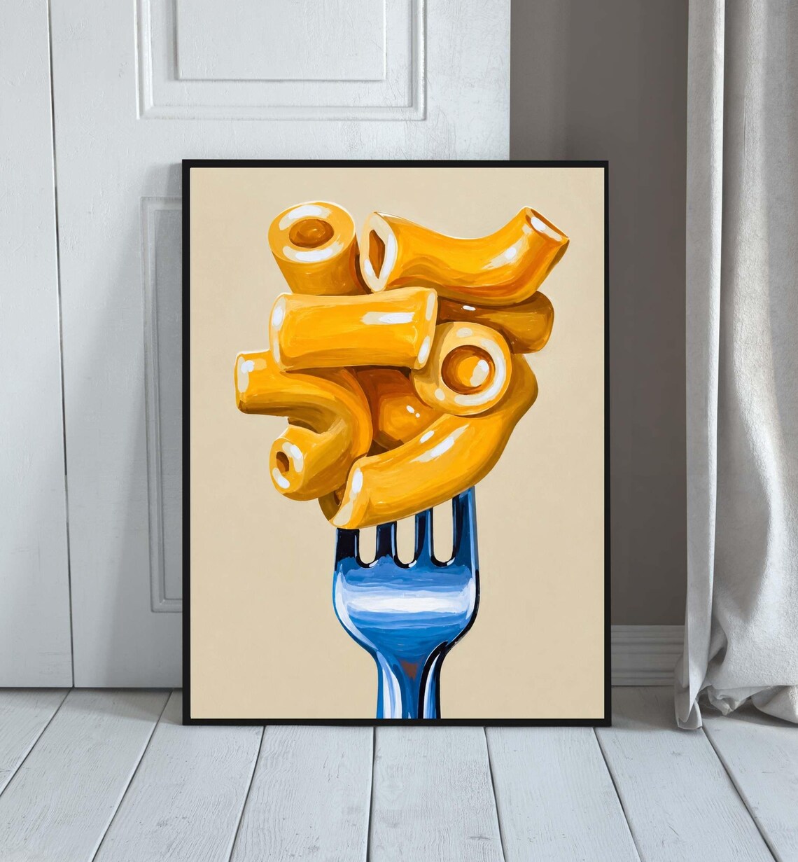Pasta Art Print, Italian Kitchen Poster
