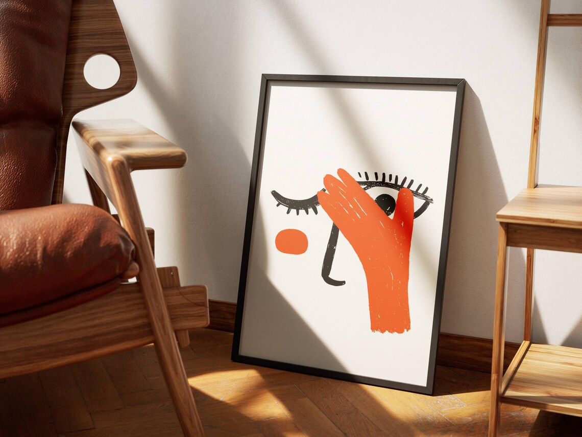 Funny Boho Bathroom Print, Toilet Decor Poster