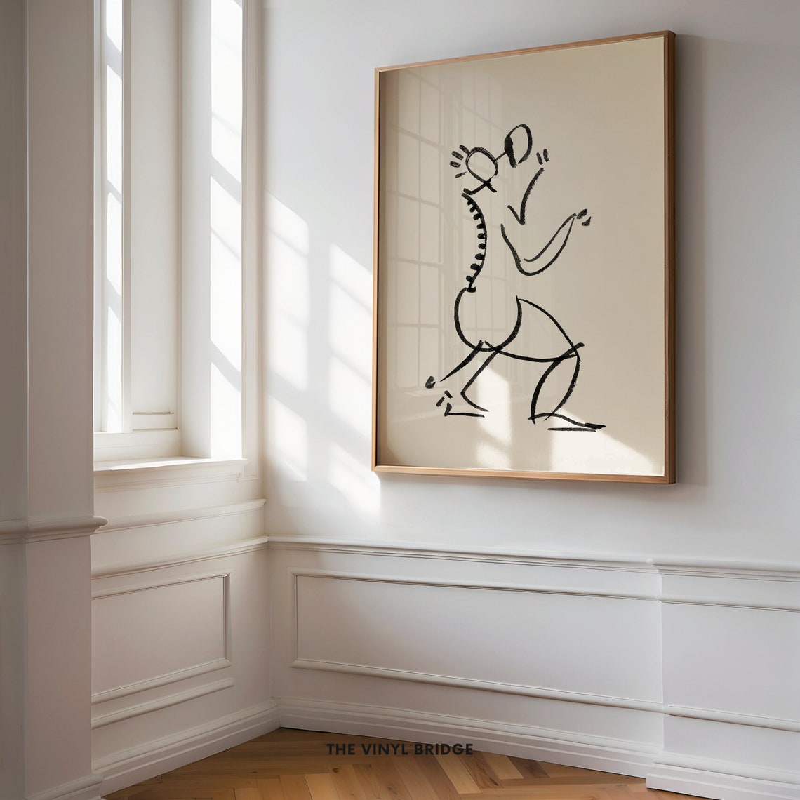 Abstract Dancer Line Drawing Minimalist Figure Sketch Art Poster - Image 4