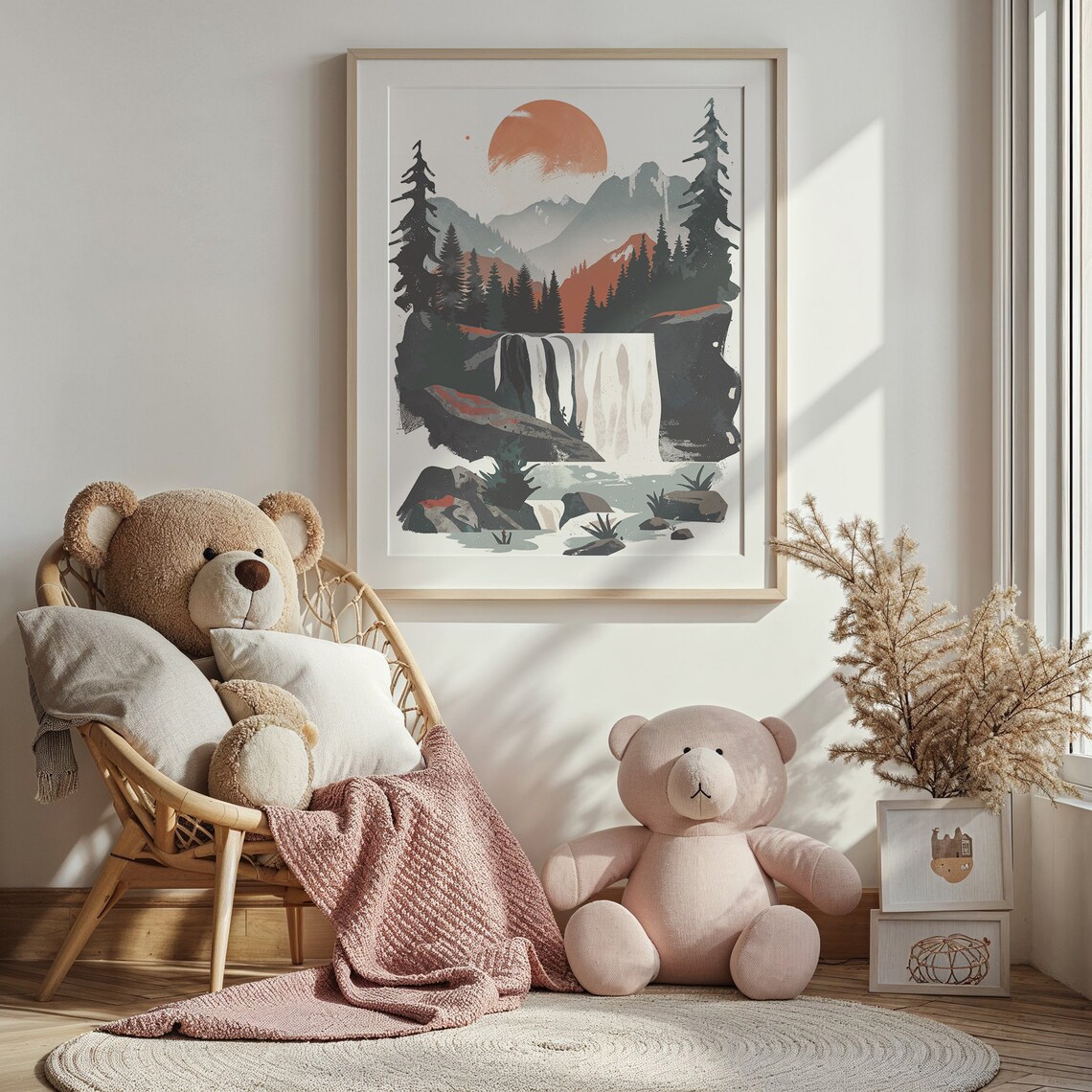 Mountain Landscape Nursery Art Print, Adventure Decor - Image 3