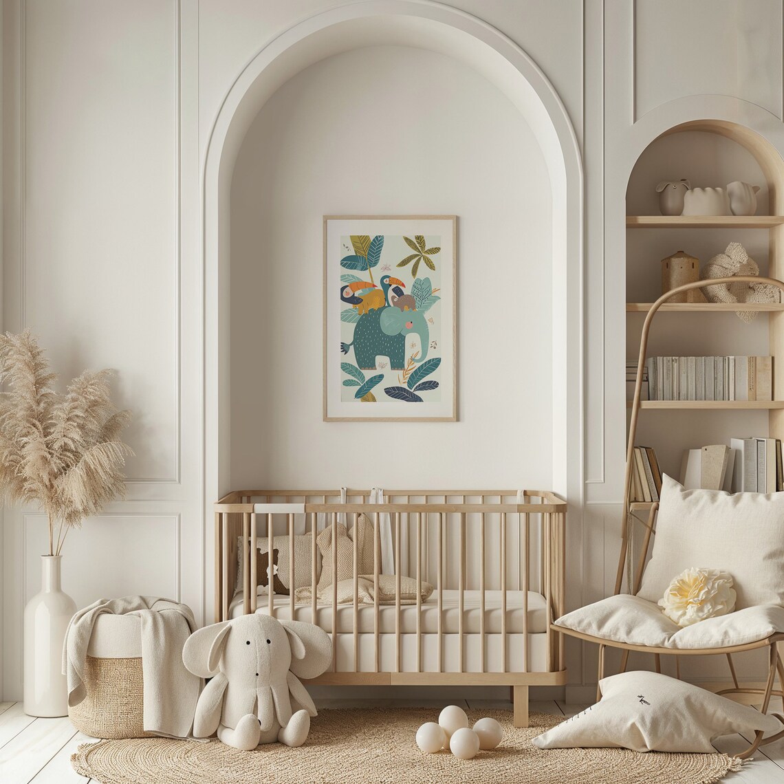 Jungle Animals Nursery Wall Art, Safari Theme Poster - Image 2