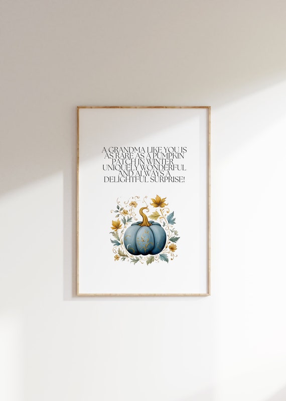 Thanksgiving Gift Art Nana Mimi Halloween For Granny Autumn Decor Grandma Quote Grandmother