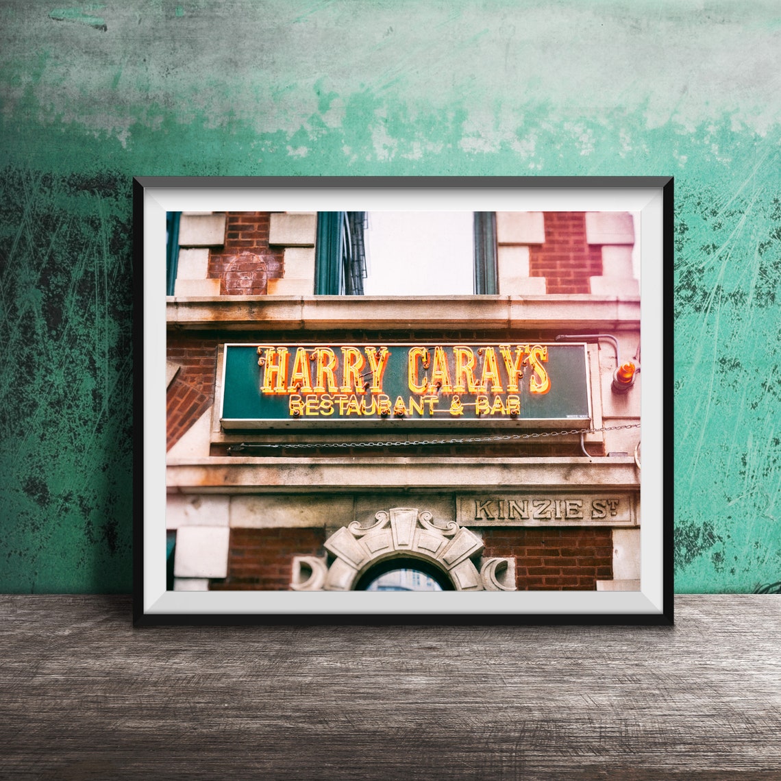 Harry Caray's Chicago Restaurant & Bar Neon Sign Photography Poster