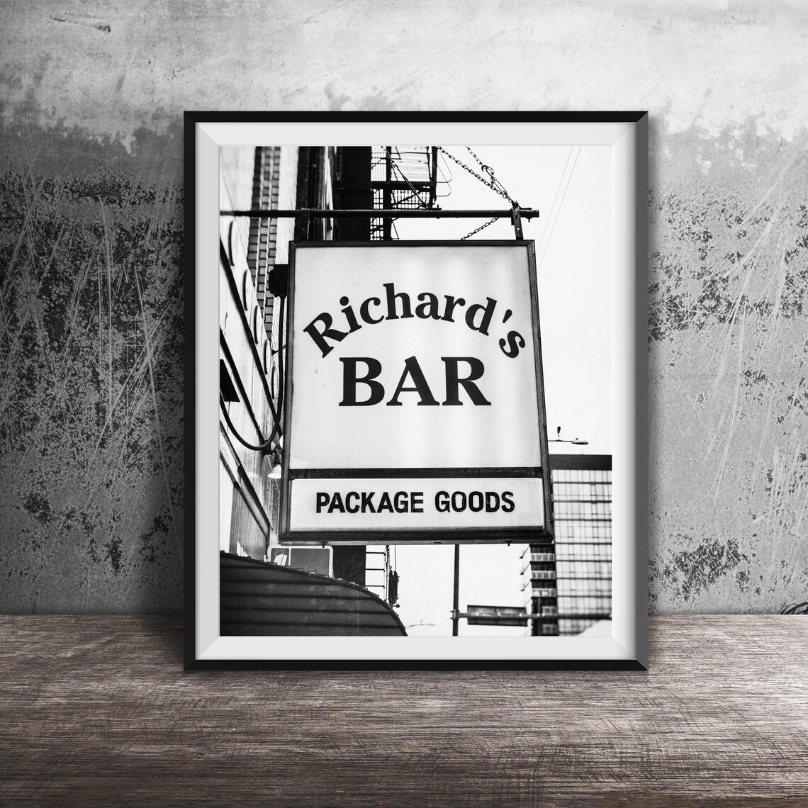Richards Bar Chicago Sign Photo Art Print - Image 2