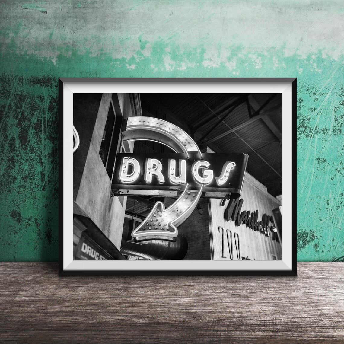 Drugs Bathroom Pharmacy Drugstore Art Print - Image 2