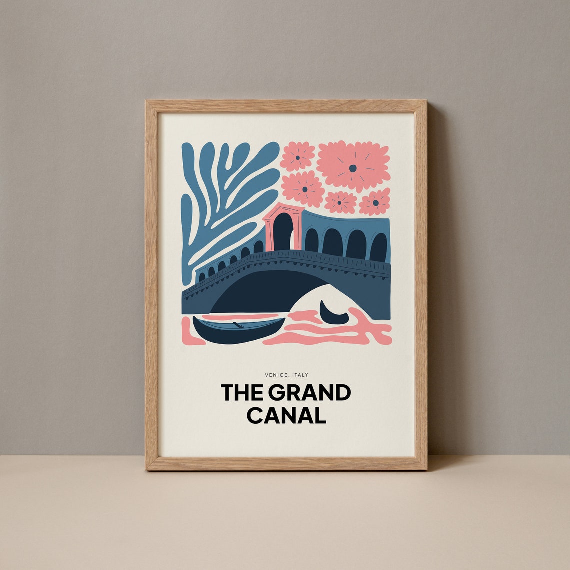 The Grand Canal Poster The Grand Canal Venice Italy Print The Grand Canal Travel Poster The Grand Canal Venice Italy Exhibition