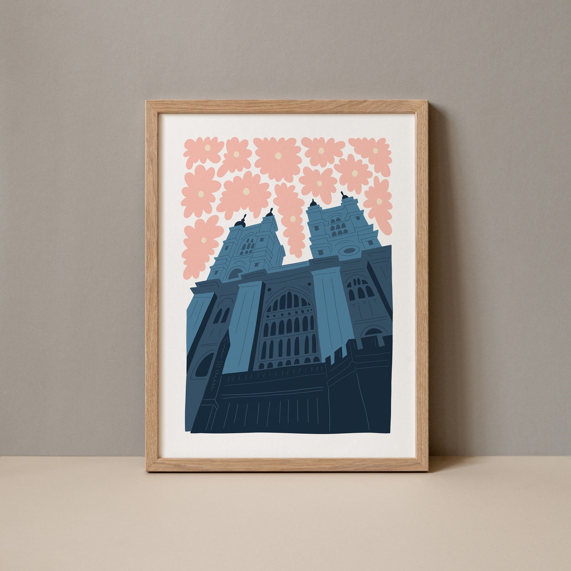 Westminster Abbey London Poster Westminster Abbey London Print Westminster Abbey Royal Church Travel Poster Westminster Abbey Trendy Art