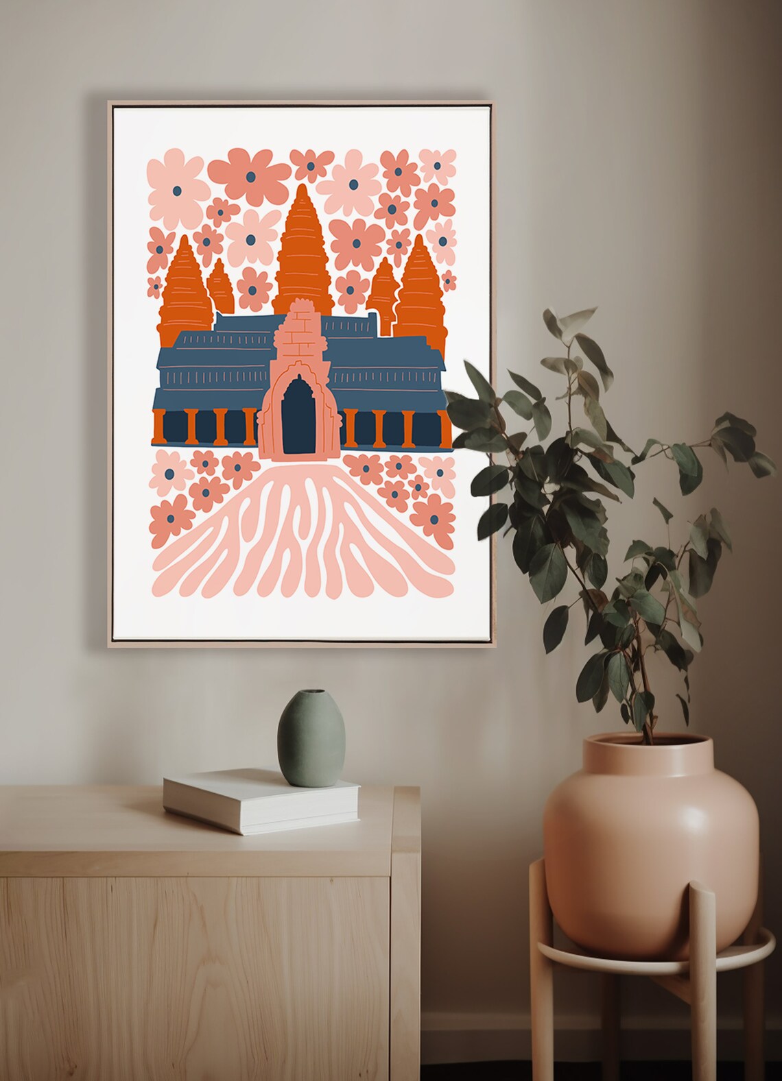 Angkor Wat Abstract Gallery Print, Siem Reap Cambodia - Image 5