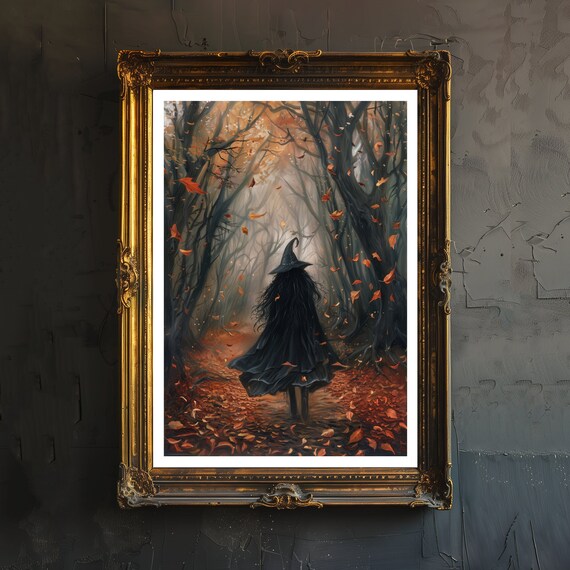 Witch in the Wood, Dark Academia Art Print