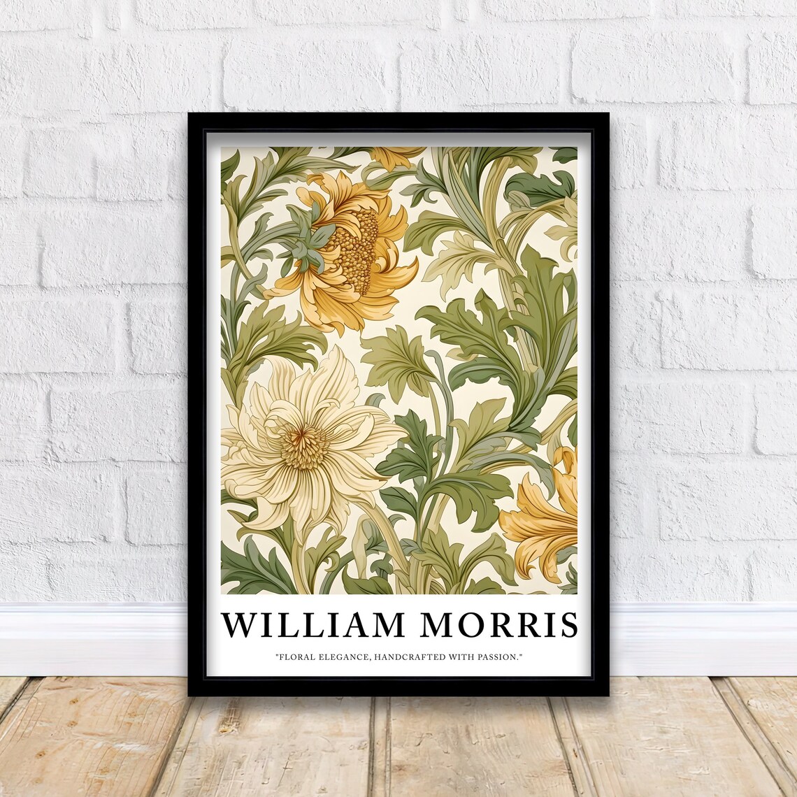William Morris Classic Floral Botanical Art Print