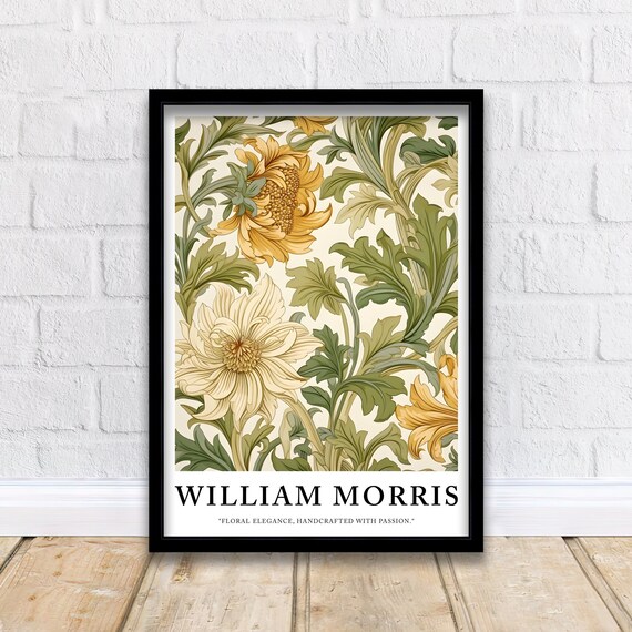 William Morris Classic Floral Botanical Art Print