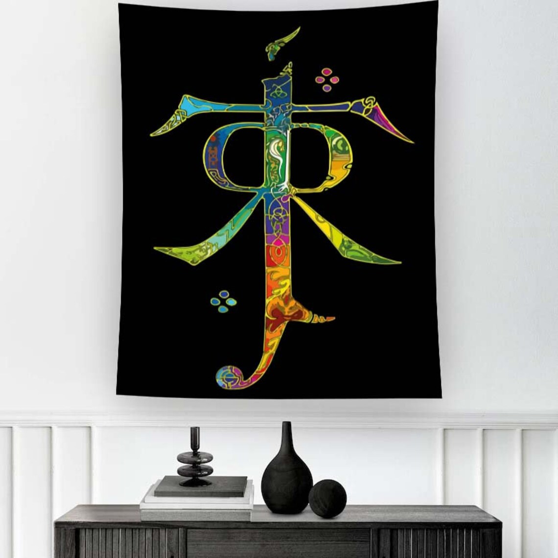 Lord Of The Rings Tapestry, Fantasy Wall Hanging