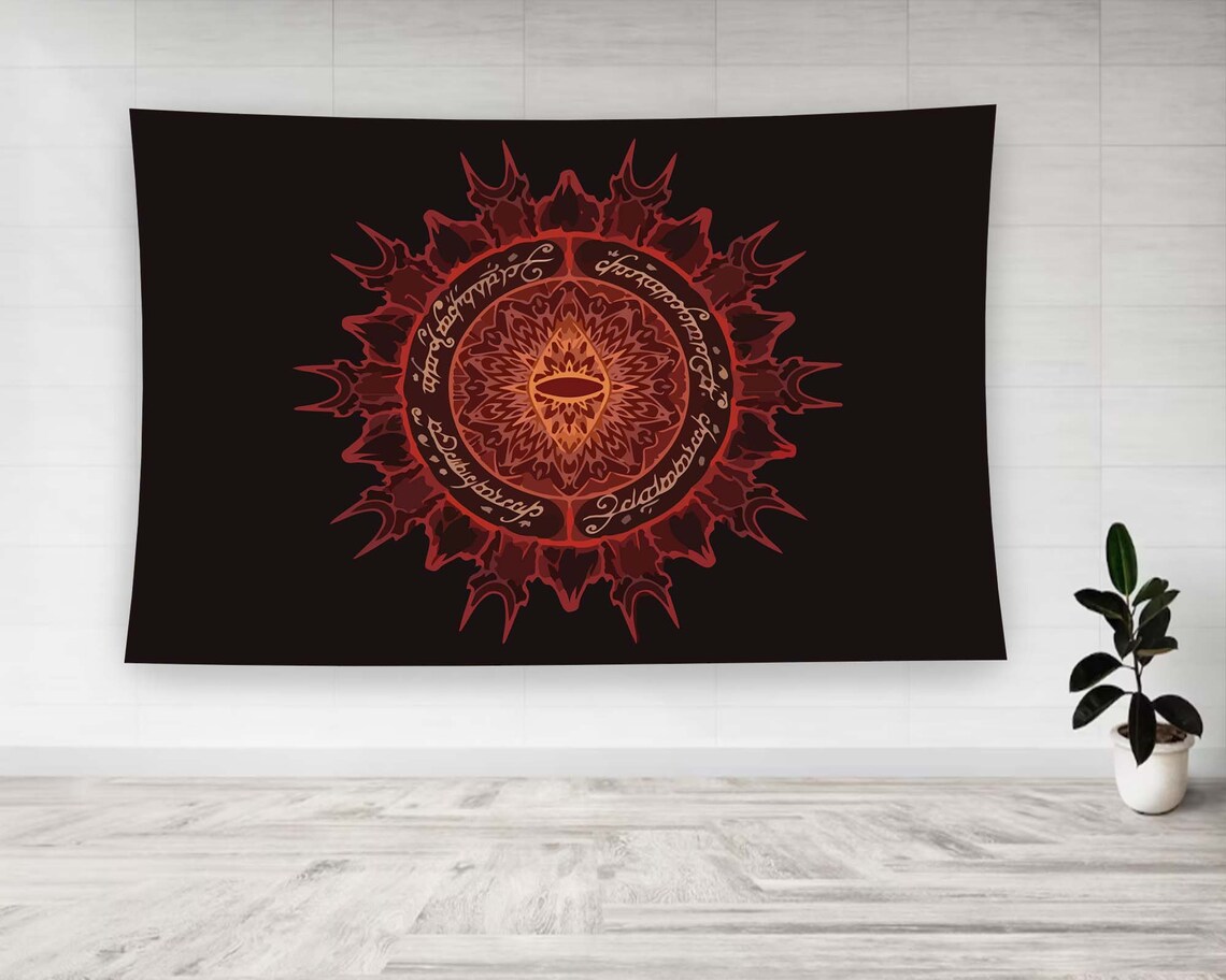 Lord Of Rings Tapestry Wall Decor For Kids Room