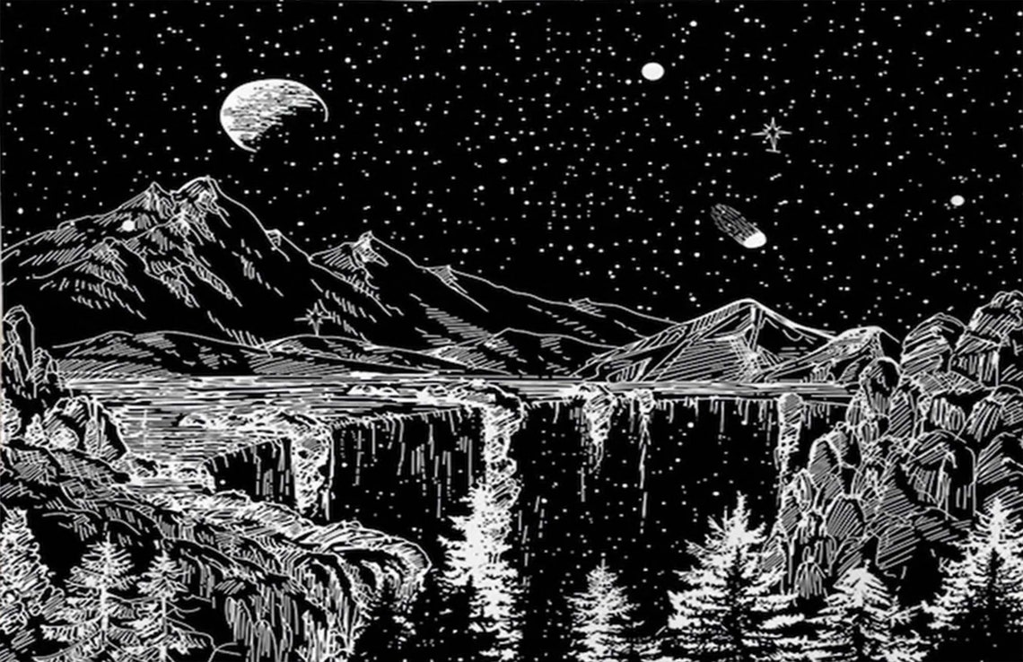Black Tapestry Minimalist Tapestry Horror Tapestry Abstract Tapestry Gothic Tapestry View Tapestry Your Text Tapestry Custom Tapestry - Image 3