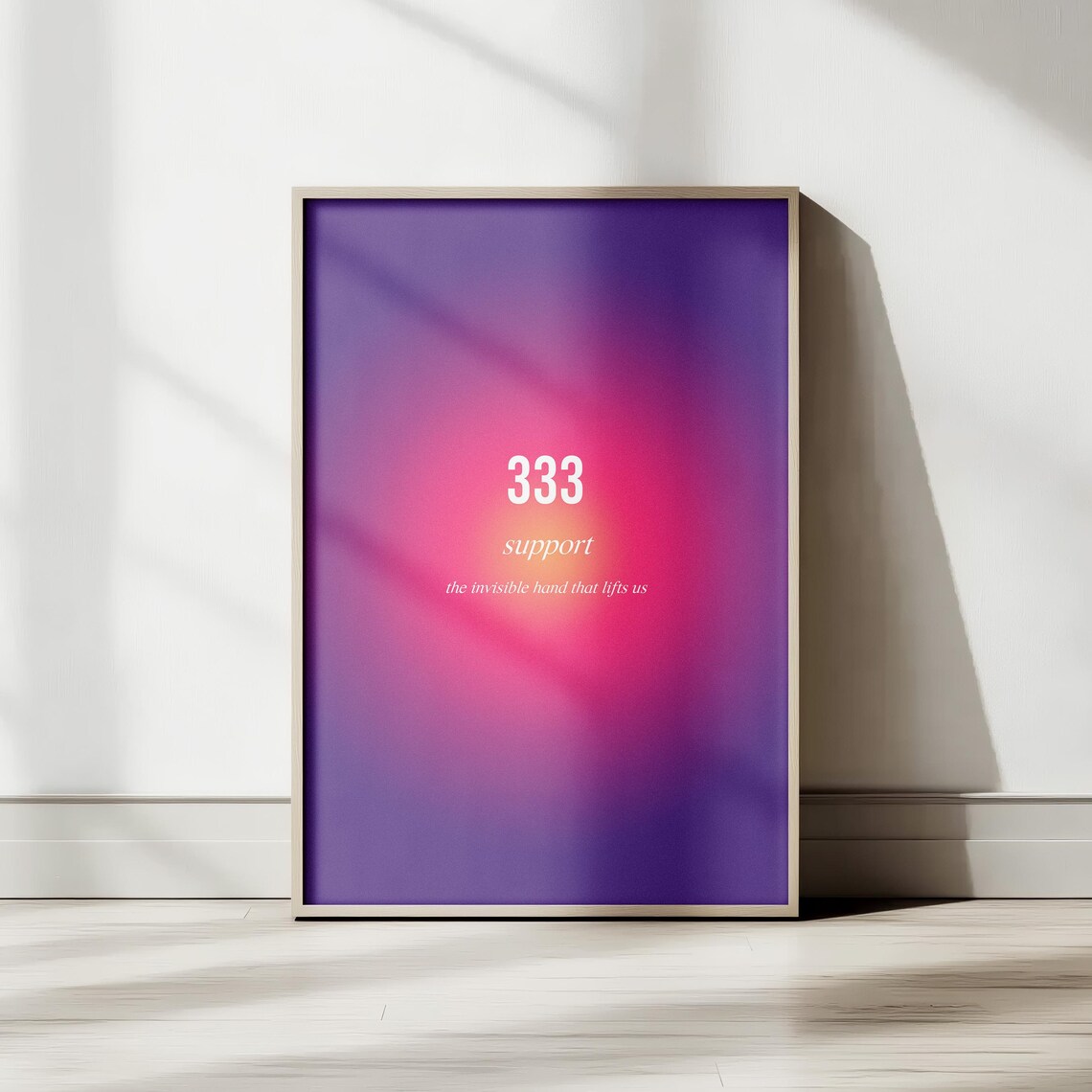 Aura Poster Support, Spiritual Home Office Decor