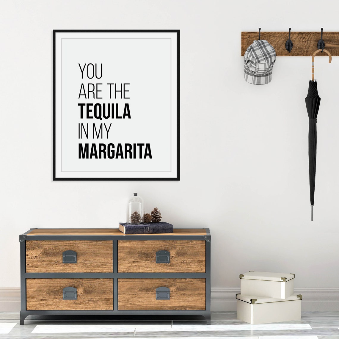 You Are the Tequila in My Margarita Funny Quote Kitchen Poster - Image 4