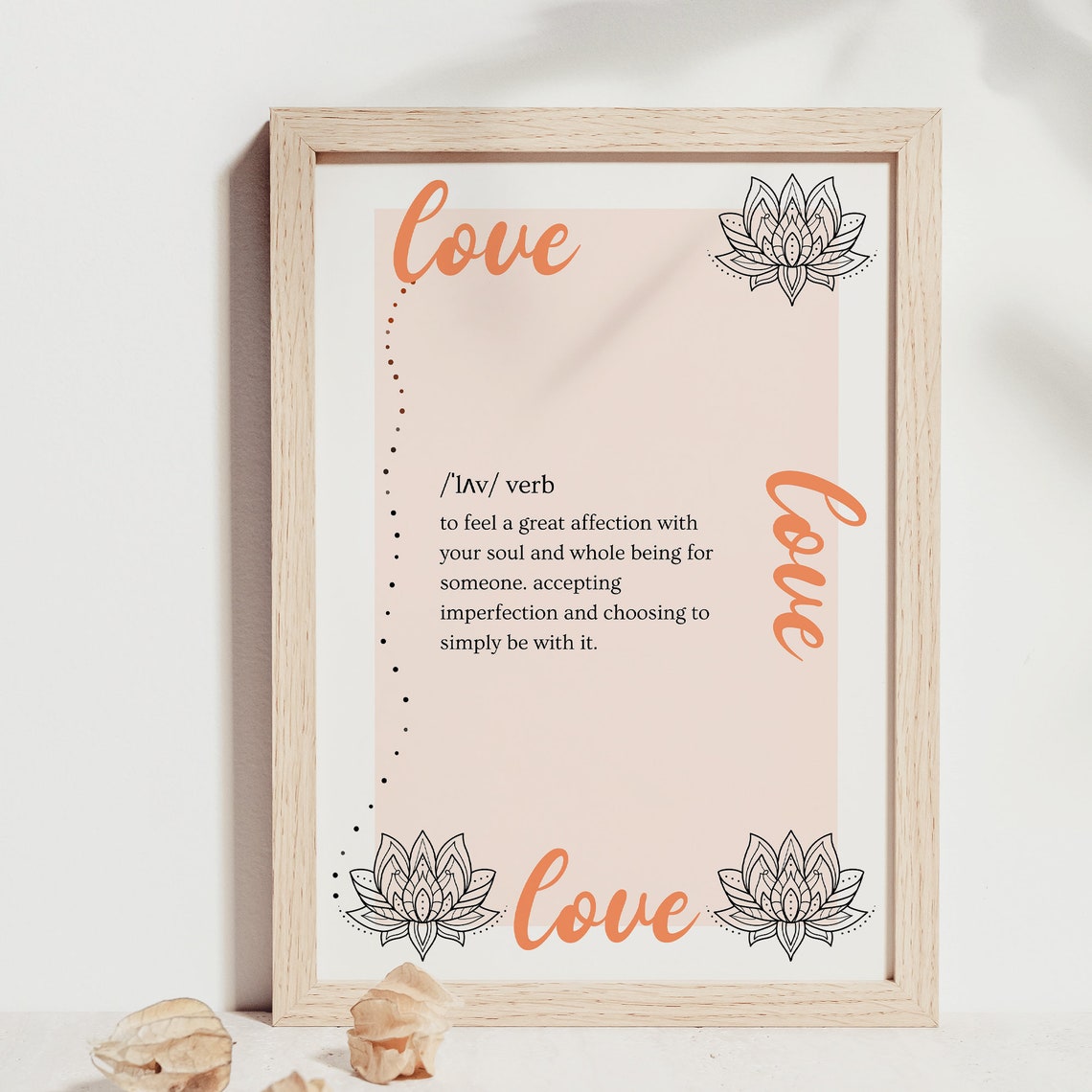 Love Dictionary Definition Modern Definition Art Print Gift For Her Instant Poster Love Definition Print Pink Lbl003 - Image 7