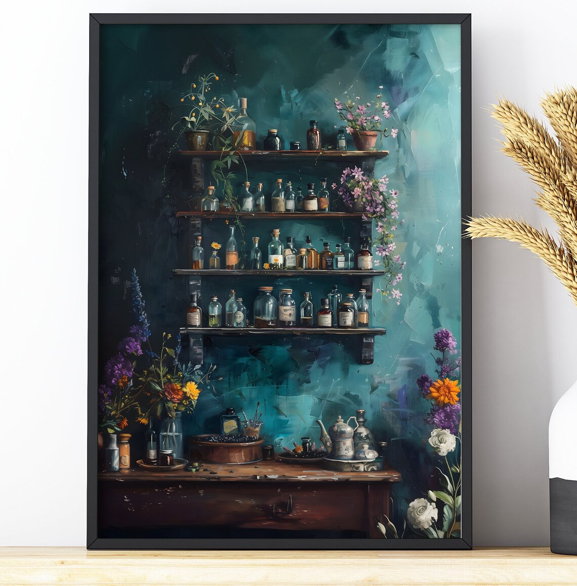 Witch Vintage Apothecary Art Print, Dark Academia - Image 3