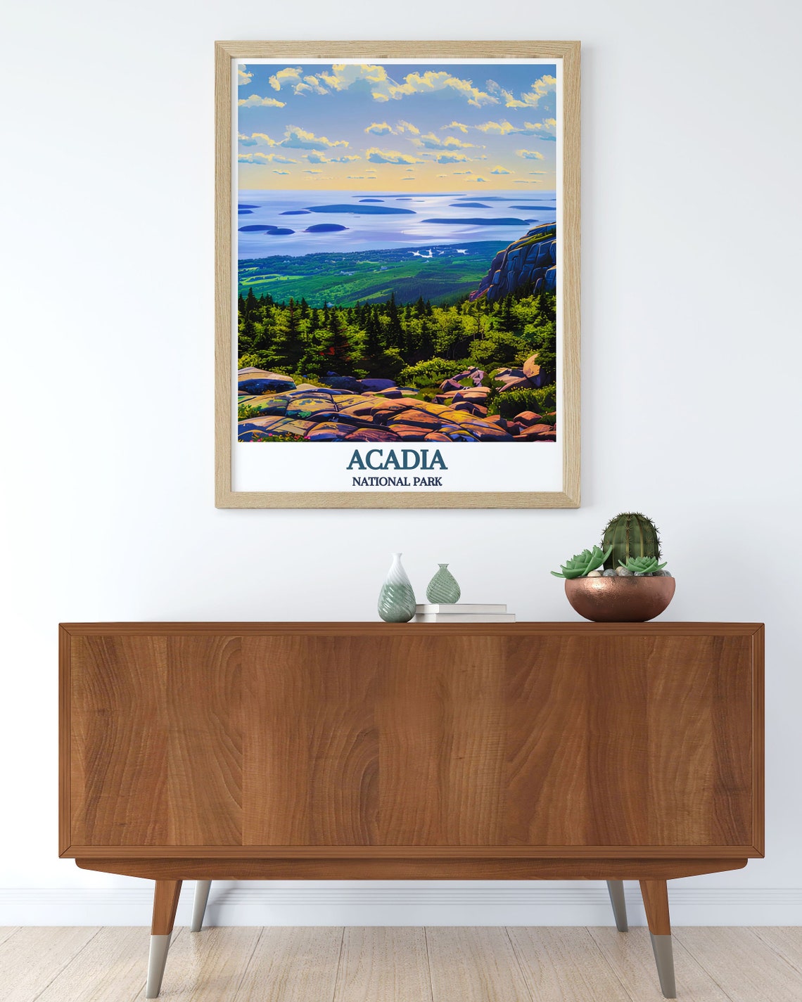 Acadia National Park Poster from Cadillac Mountain Ocean Overlook - Image 3