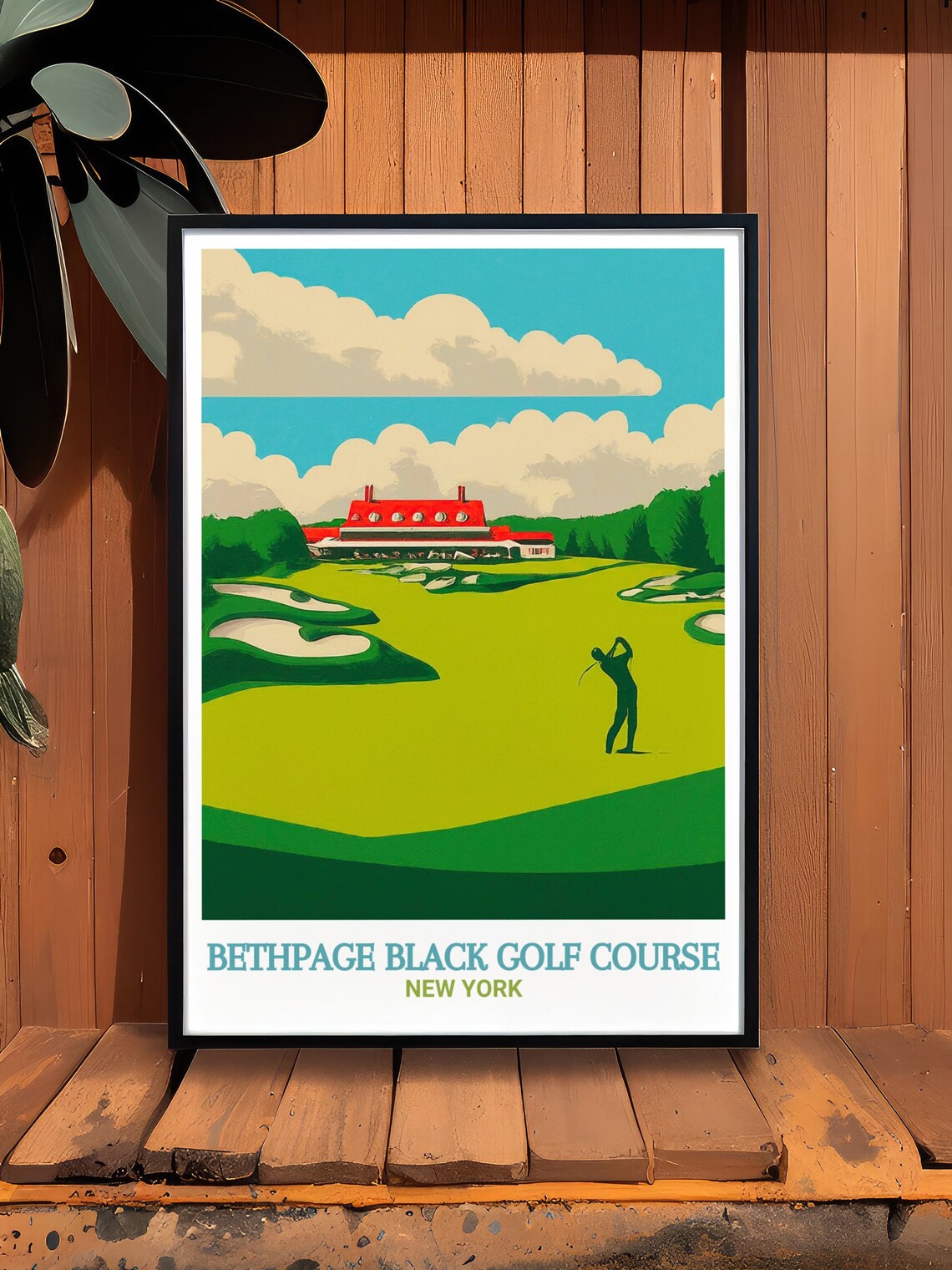 Bethpage Black Golf Course Print Bethpage Black Golf Course Print Bethpage Black Golf Course Travel Art Bethpage Black Golf Course Art - Image 2