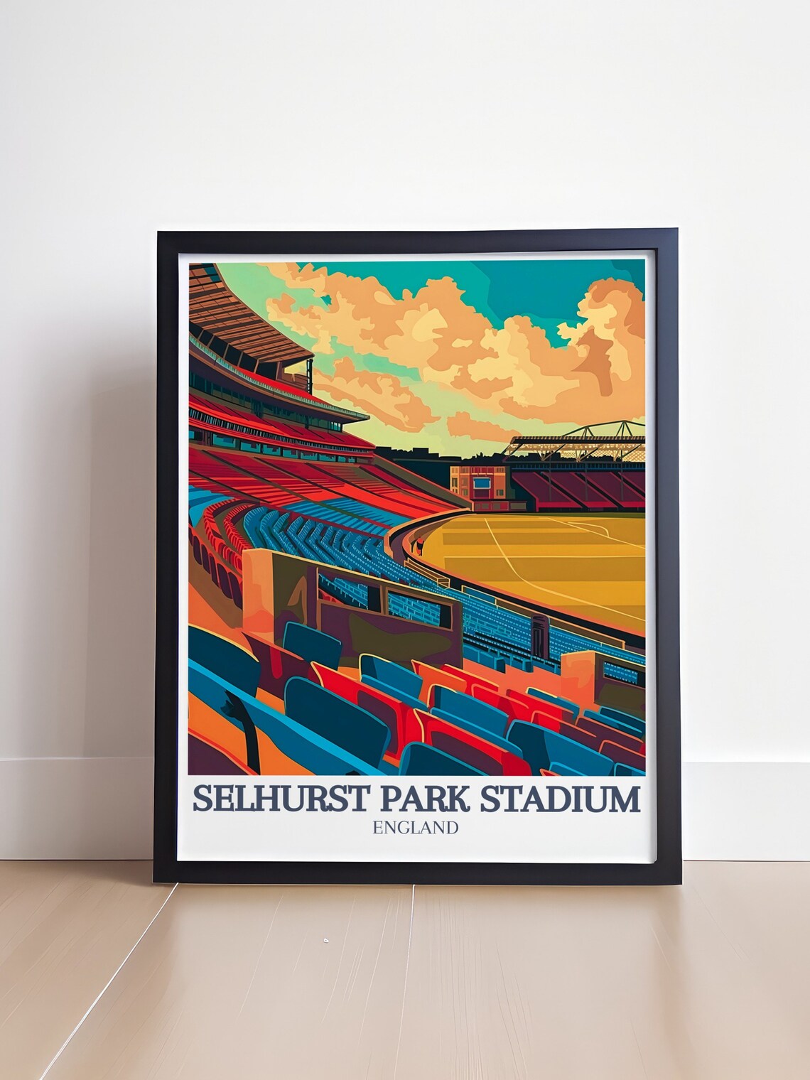 Selhurst Park Stadium Football Grandstand England Sports Poster - Image 4