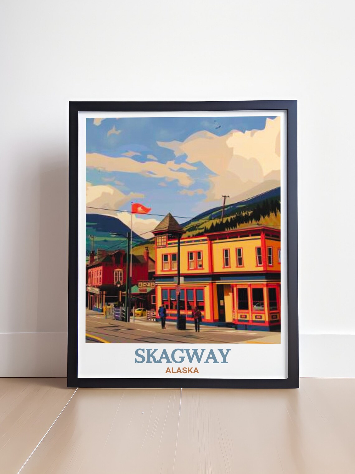 Skagway Travel Poster, Klondike Gold Rush Park - Image 4