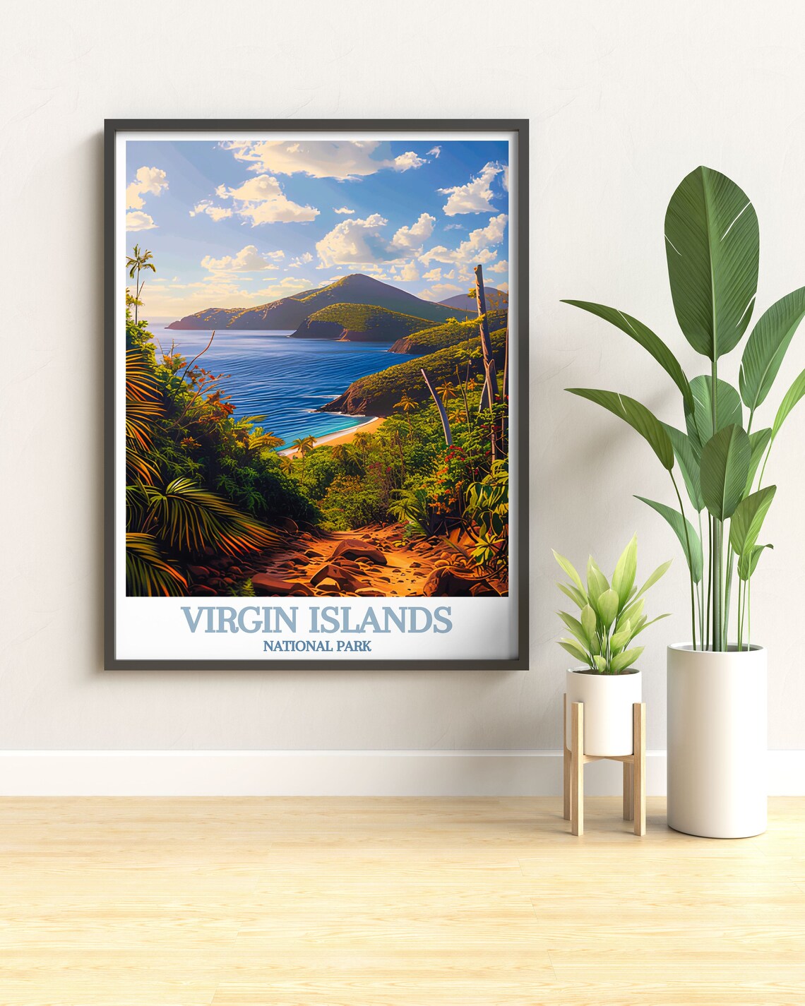 Reef Bay Trail Coastal View in Virgin Islands National Park Poster - Image 3