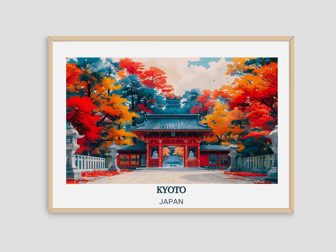 Kyoto Photo Kyoto Print Kyoto Poster Kyoto Wall Art Kyoto Art Print Kyoto Kyoto Wall Decor Kyoto Travel Photo Print - Image 4