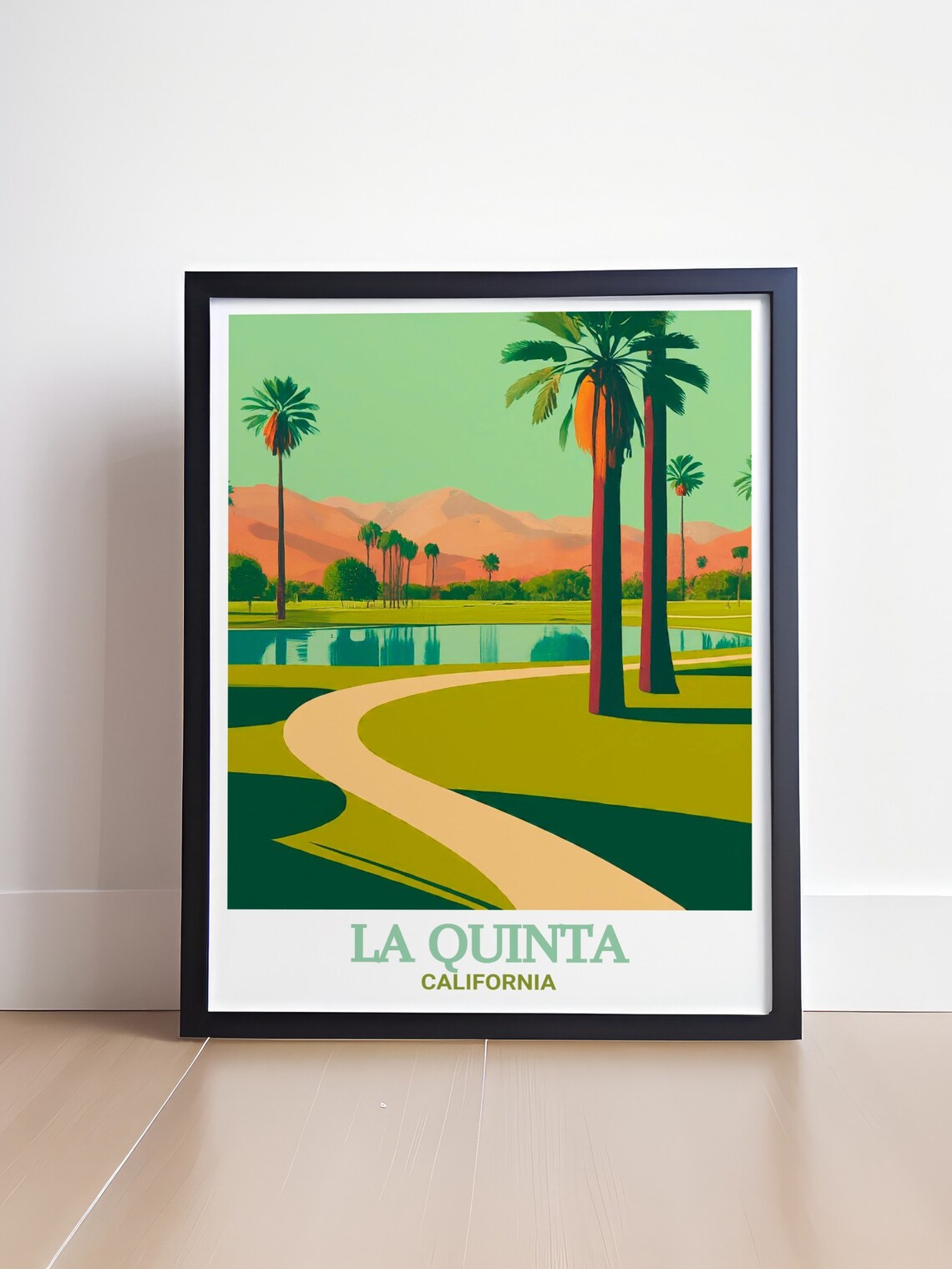 La Quinta Civic Center Park Travel Poster Art Print - Image 4