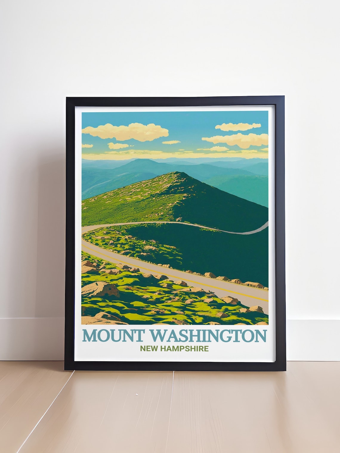 Mount Washington Auto Road Summit View New Hampshire Travel Poster - Image 4