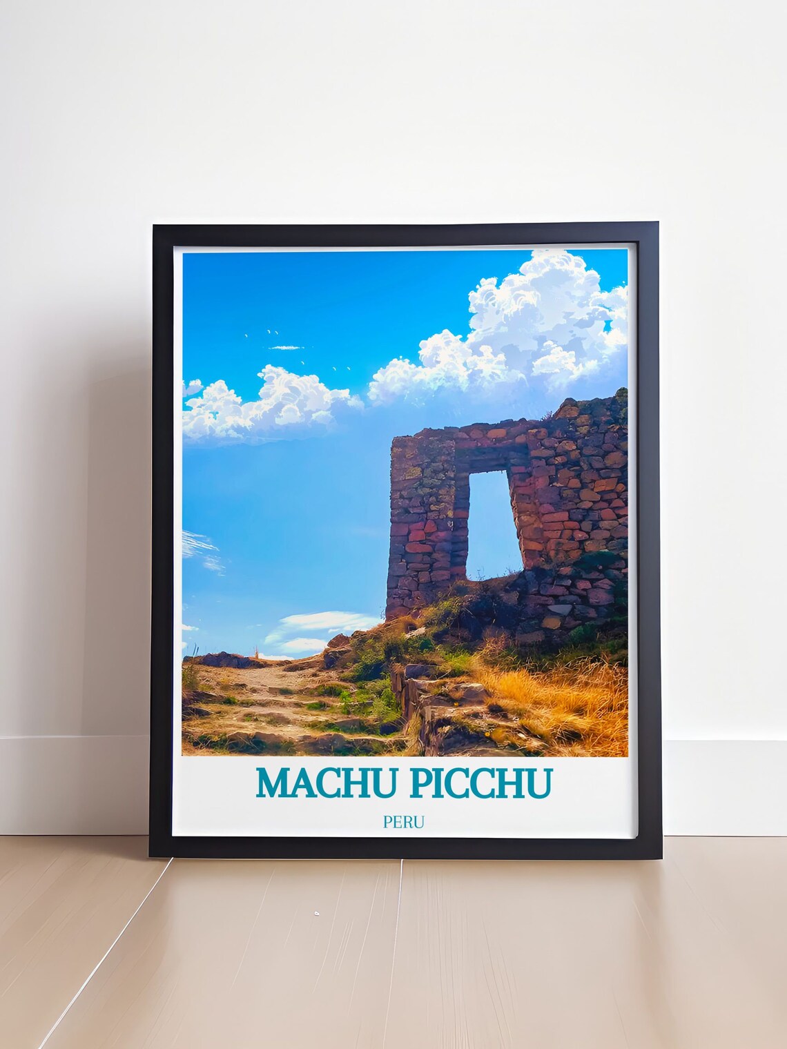Machu Picchu Peru Sun Gate Inca Trail Ancient Ruins Travel Poster - Image 4