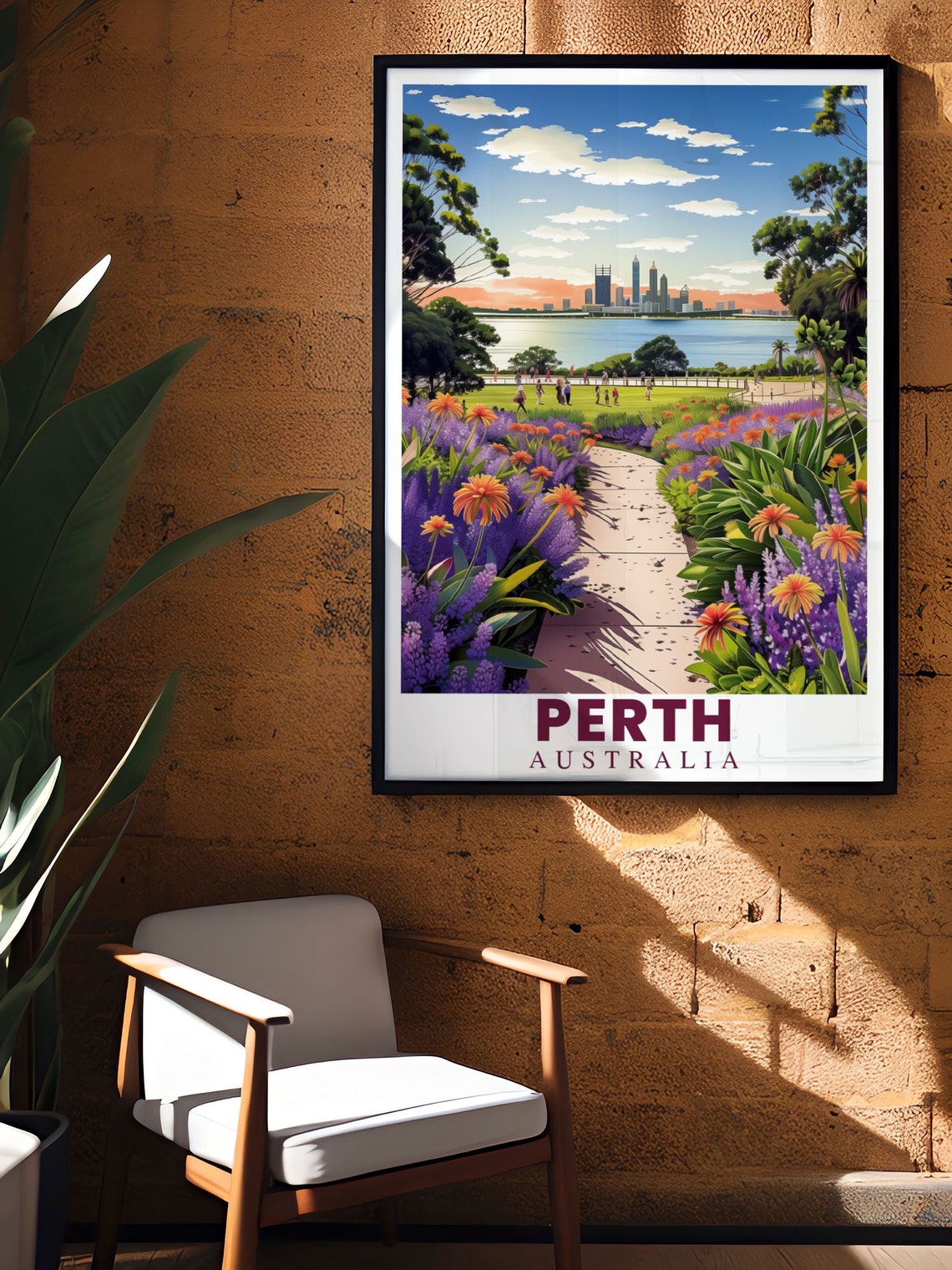 Perth Australia Kings Park Botanical Garden Wildflowers Poster - Image 2