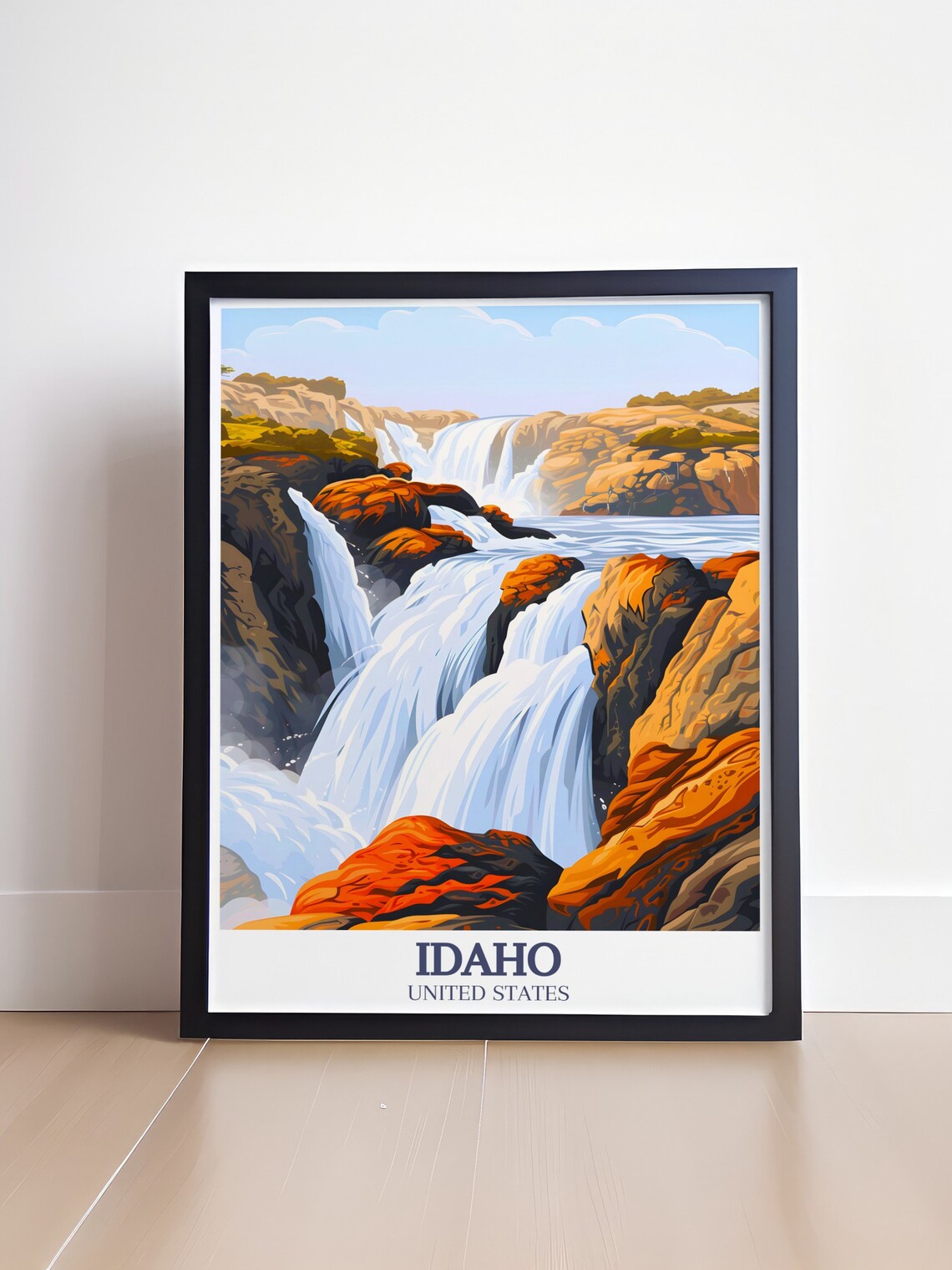 Idaho Shoshone Falls Niagara of the West Cascading Waterfall Poster - Image 4