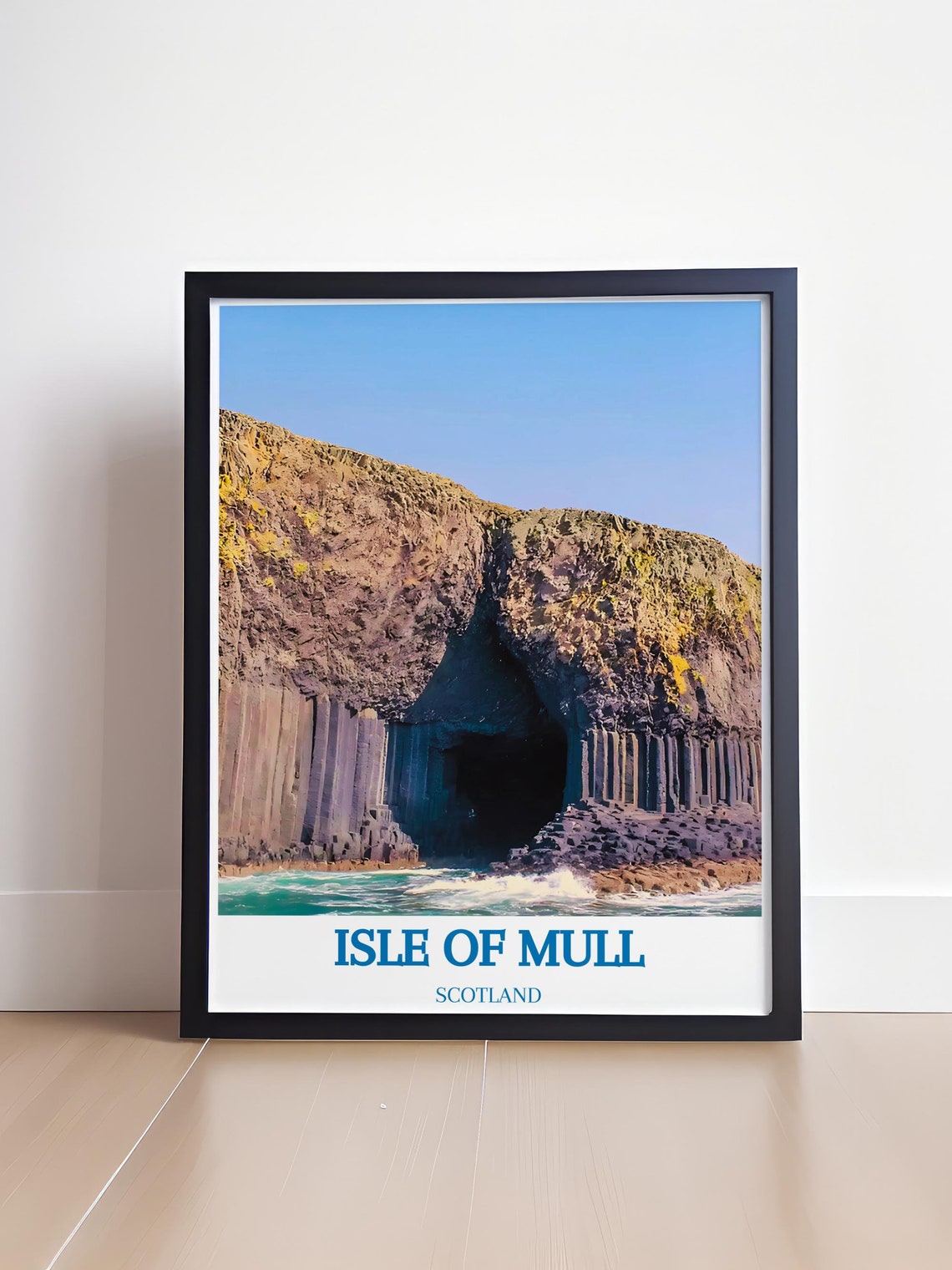 Isle of Mull Fingals Cave Staffa Basalt Cliffs Scotland Poster - Image 4