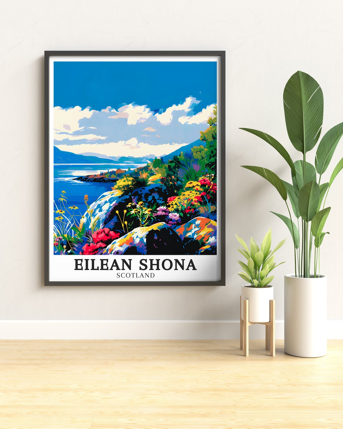 Eilean Shona Scotland Wildflower Loch Moidart Hebrides Poster - Image 3
