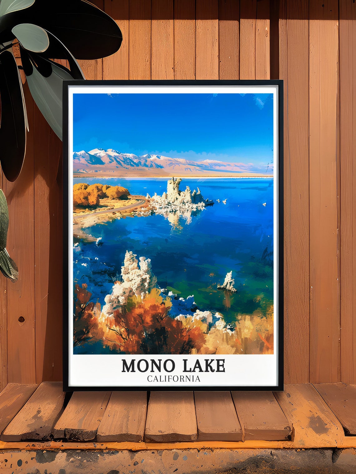 Mono Lake Tufa Towers With Sierra Nevada Peaks California Poster - Image 2