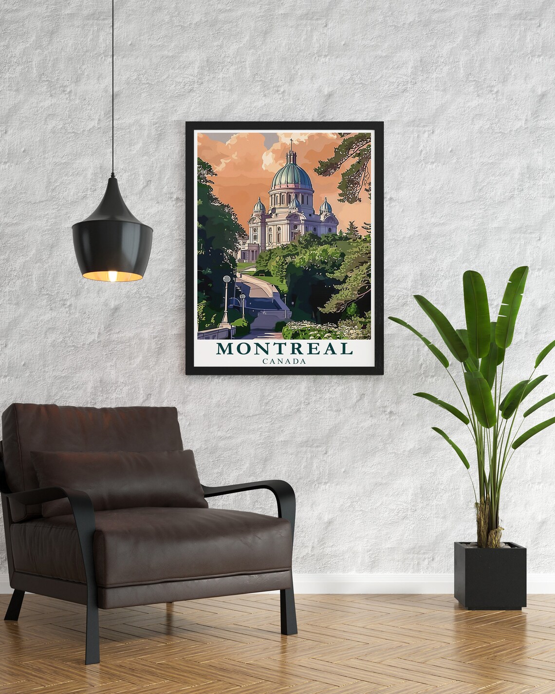 Montreal Saint Joseph's Oratory Travel Poster - Image 3