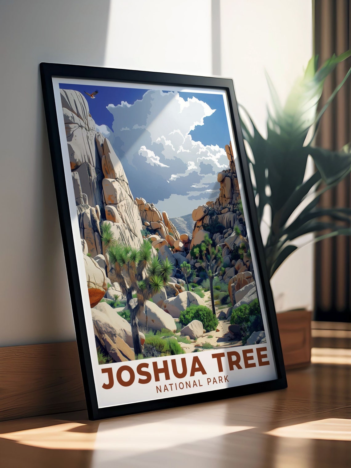 Joshua Tree National Park Hidden Valley Rocks Daytime Poster - Image 2