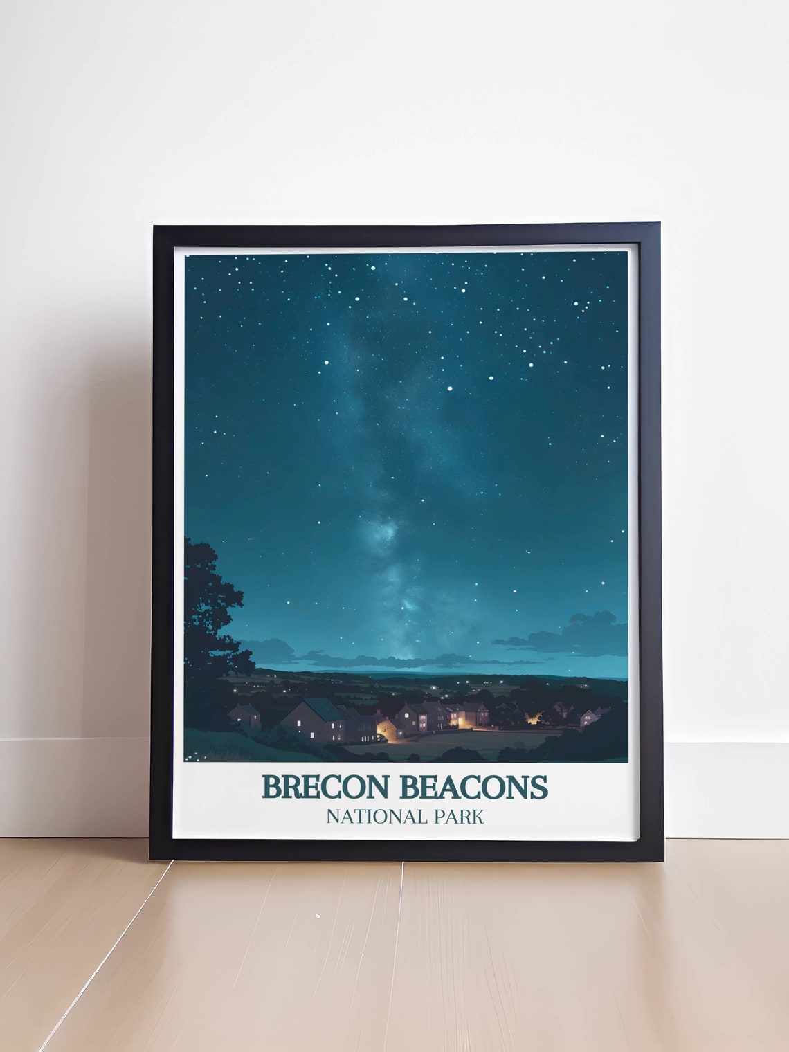 Brecon Beacons National Park Starry Night Sky Milky Way Poster - Image 4