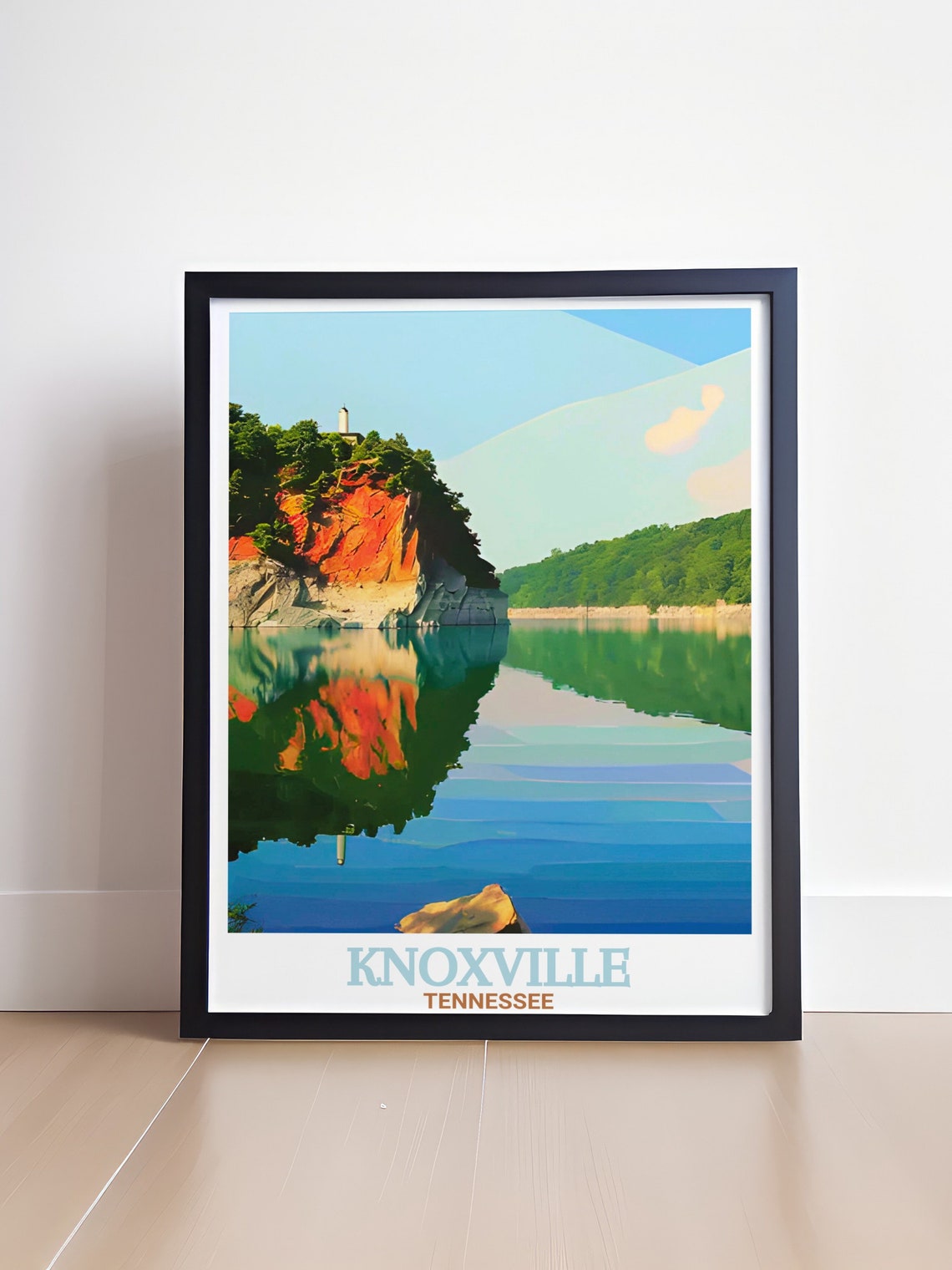Knoxville Art Prints Ijams Nature Center Travel Poster Ijams Nature Center Wall Art Knoxville Travel Print - Image 4